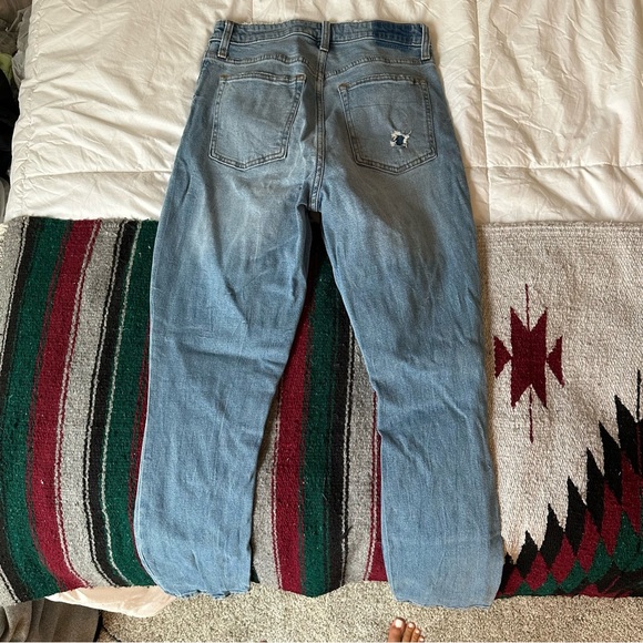 Abercrombie & Fitch skinny high rise jeans, distressed, Curve Love, size 28/6 - Picture 5 of 6